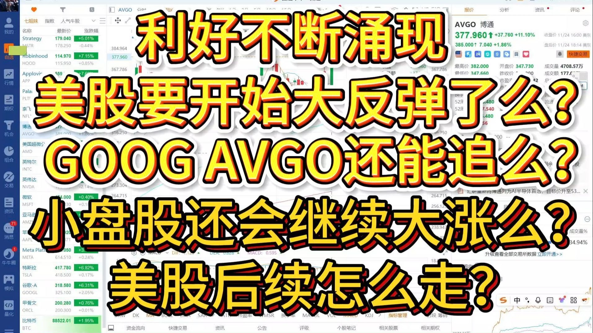美股反弹号角吹响？从AI巨头到高增长小盘股的深度掘金指南 (24字)